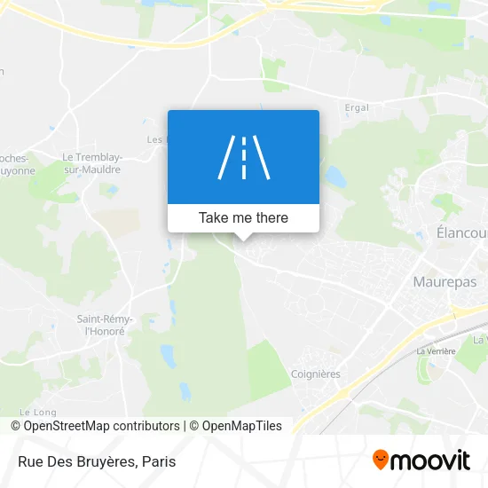 Rue Des Bruyères map