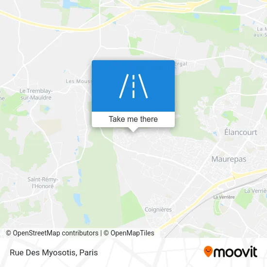 Rue Des Myosotis map