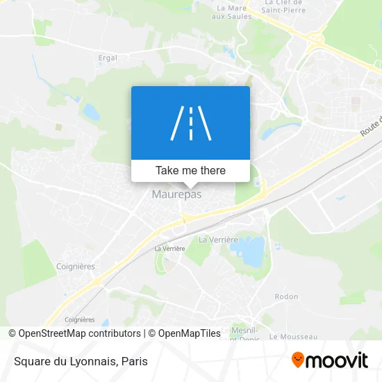 Square du Lyonnais map