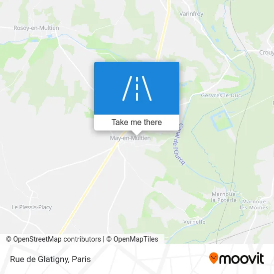 Rue de Glatigny map