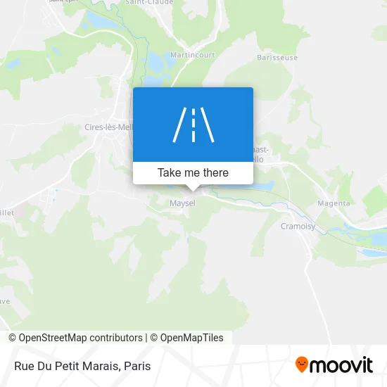 Rue Du Petit Marais map