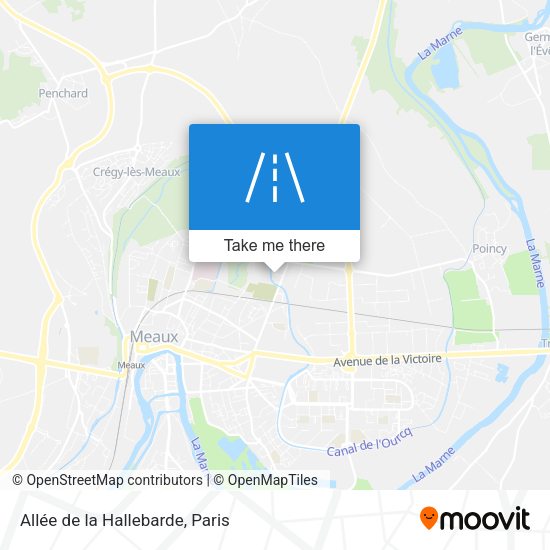 Allée de la Hallebarde map