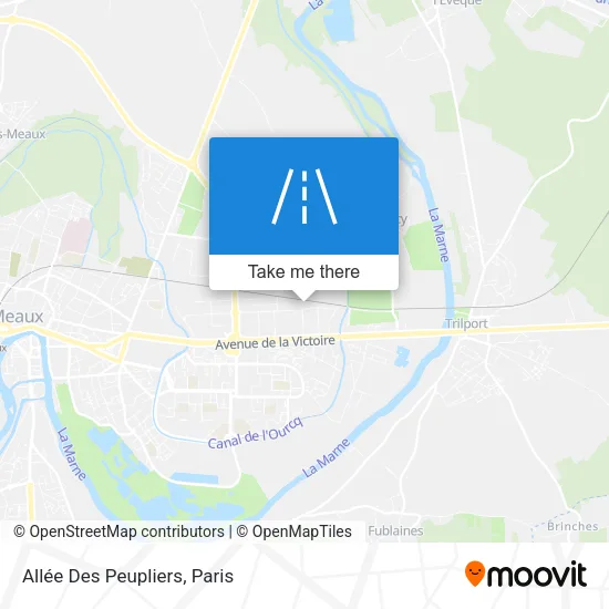 Allée Des Peupliers map