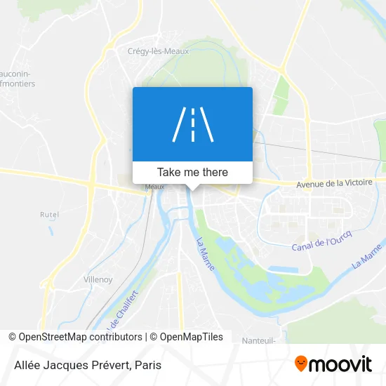 Allée Jacques Prévert map