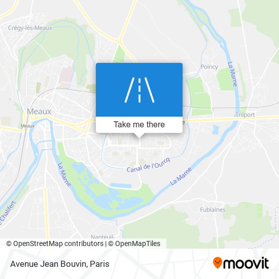 Avenue Jean Bouvin map