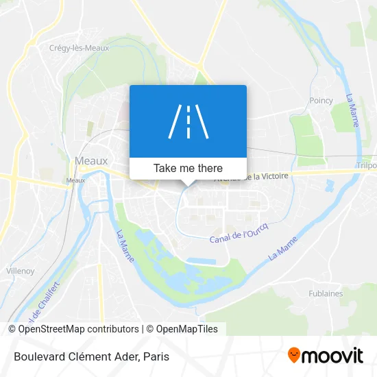 Boulevard Clément Ader map