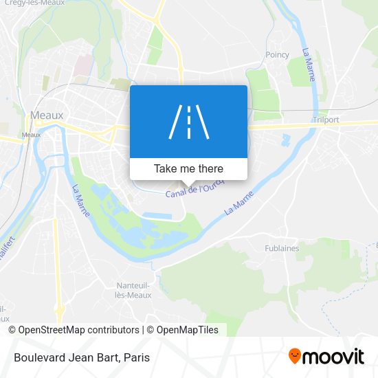 Mapa Boulevard Jean Bart