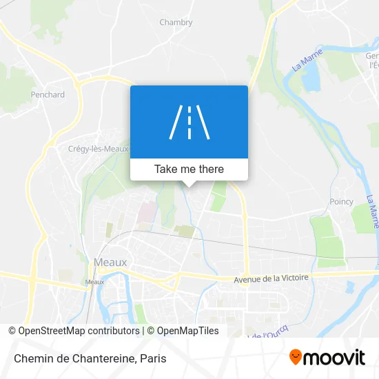 Chemin de Chantereine map