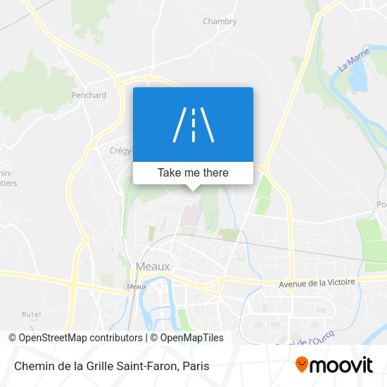 Chemin de la Grille Saint-Faron map
