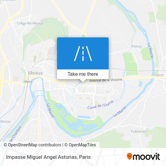 Impasse Miguel Angel Asturias map