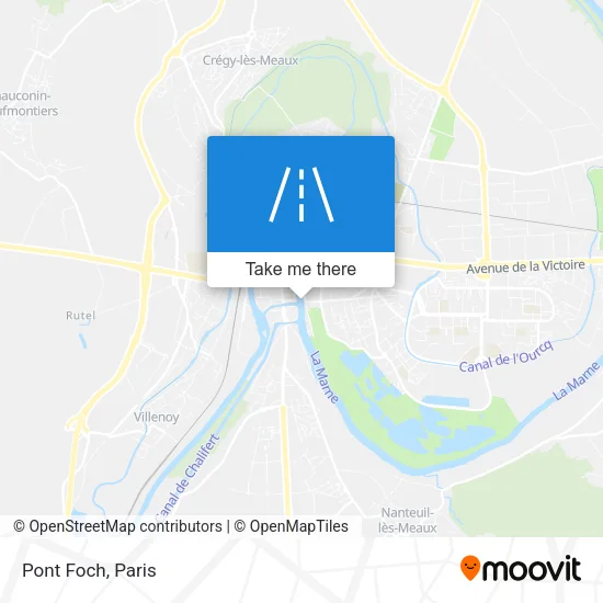 Pont Foch map