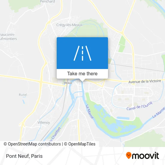 Pont Neuf map