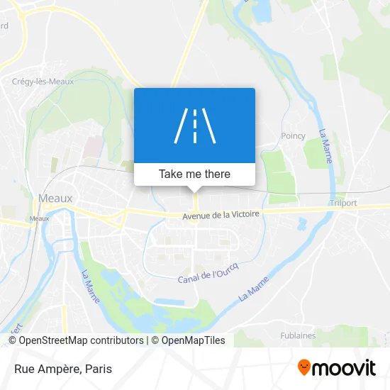 Rue Ampère map