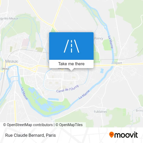 Rue Claude Bernard map