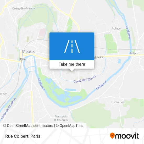 Rue Colbert map