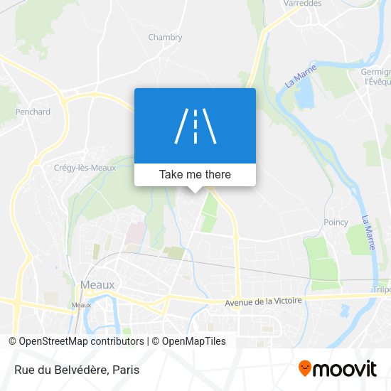 Rue du Belvédère map