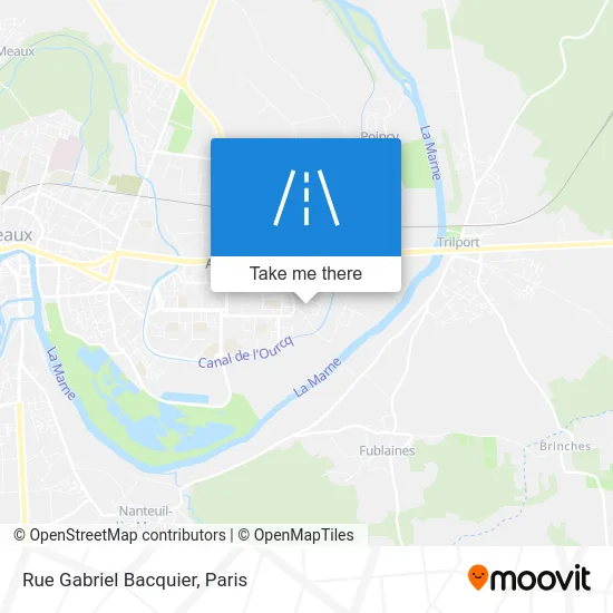 Rue Gabriel Bacquier map