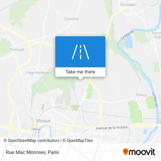 Rue Mac Monnies map