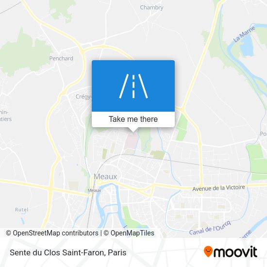 Sente du Clos Saint-Faron map