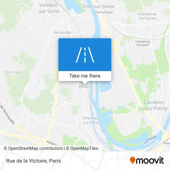 Rue de la Victoire map