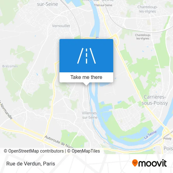 Rue de Verdun map