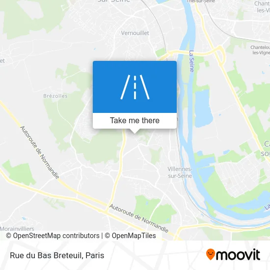 Rue du Bas Breteuil map