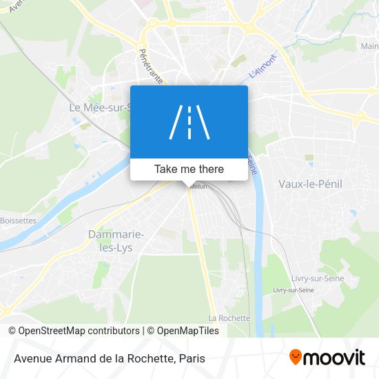 Avenue Armand de la Rochette map