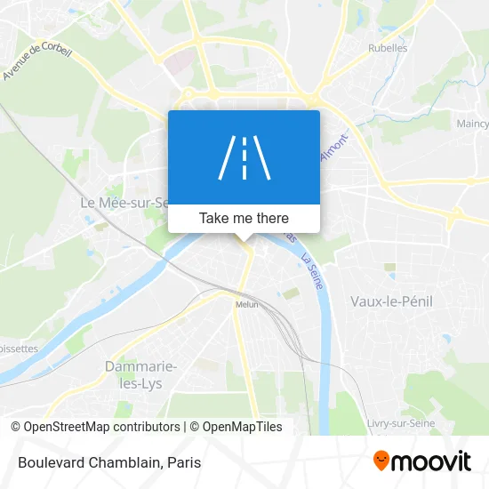 Boulevard Chamblain map