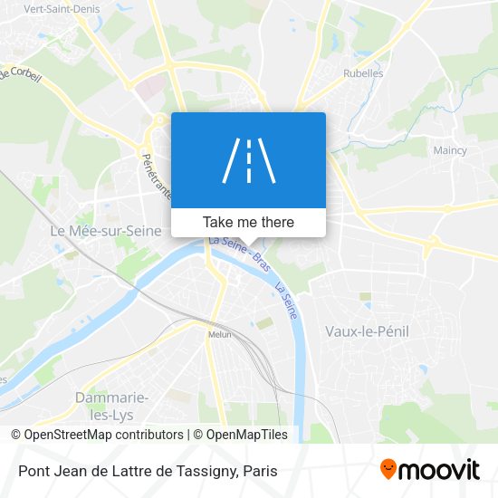 Pont Jean de Lattre de Tassigny map