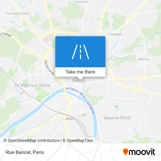 Rue Bancel map