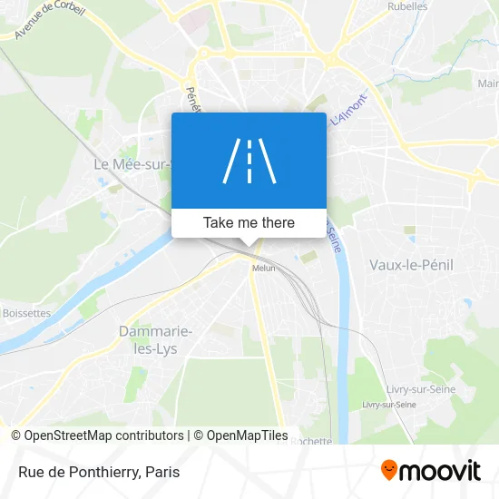 Rue de Ponthierry map