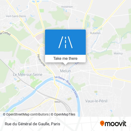 Mapa Rue du Général de Gaulle