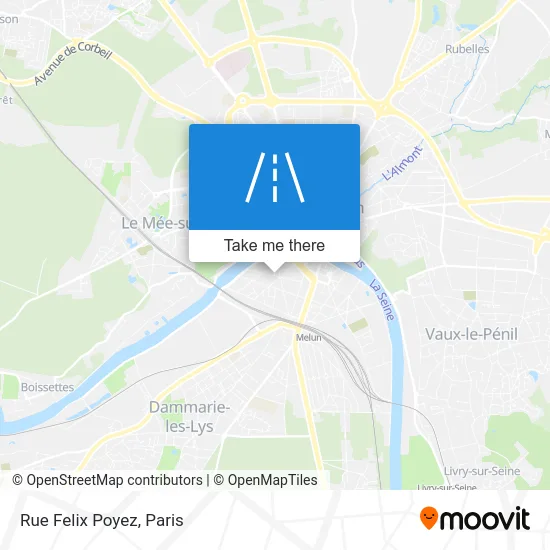 Rue Felix Poyez map