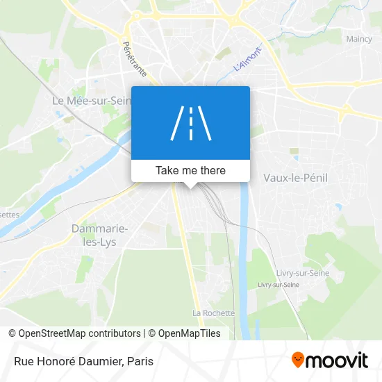 Rue Honoré Daumier map