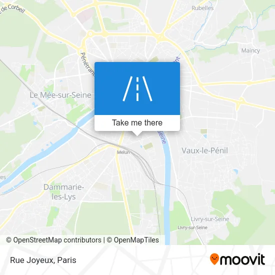 Rue Joyeux map