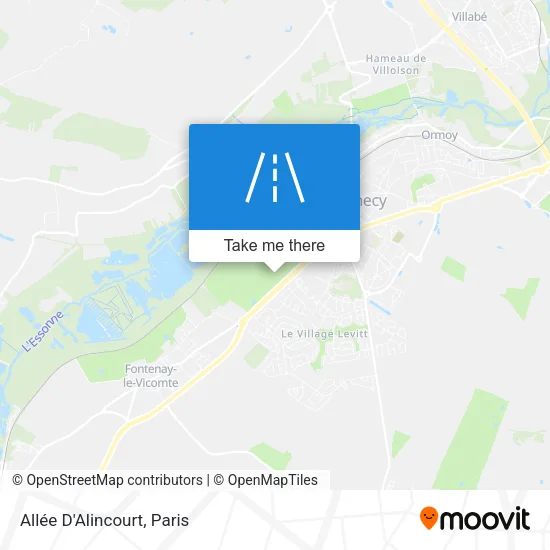 Allée D'Alincourt map