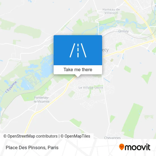 Place Des Pinsons map