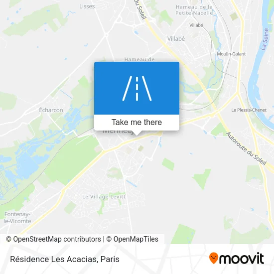 Résidence Les Acacias map
