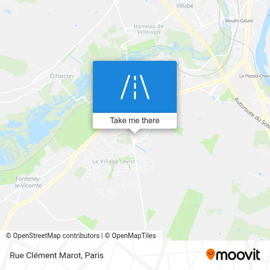 Rue Clément Marot map