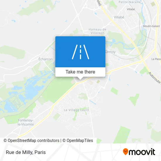 Rue de Milly map