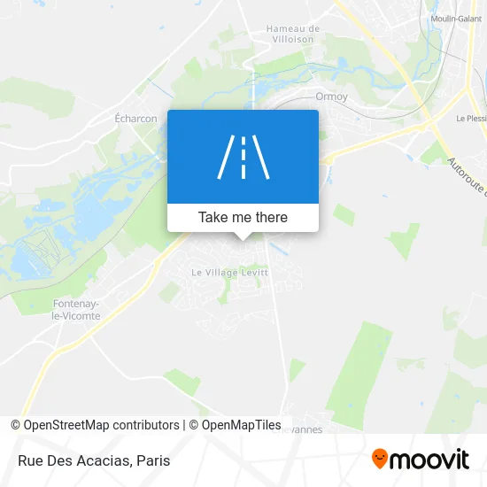 Rue Des Acacias map