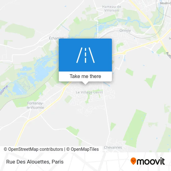 Mapa Rue Des Alouettes