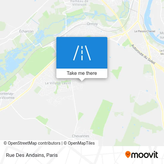 Rue Des Andains map