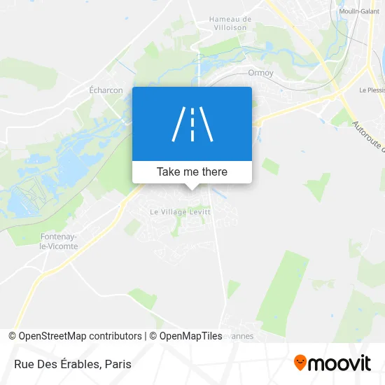 Rue Des Érables map