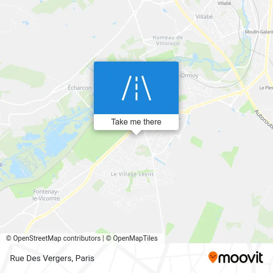 Rue Des Vergers map