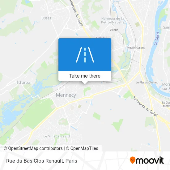 Rue du Bas Clos Renault map