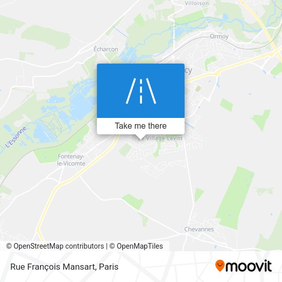 Rue François Mansart map