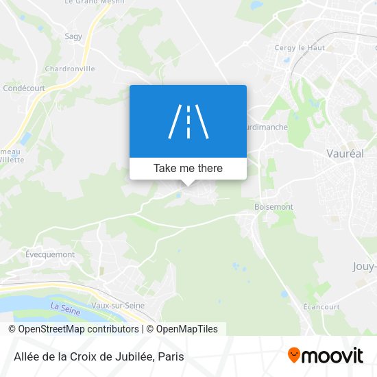 Allée de la Croix de Jubilée map