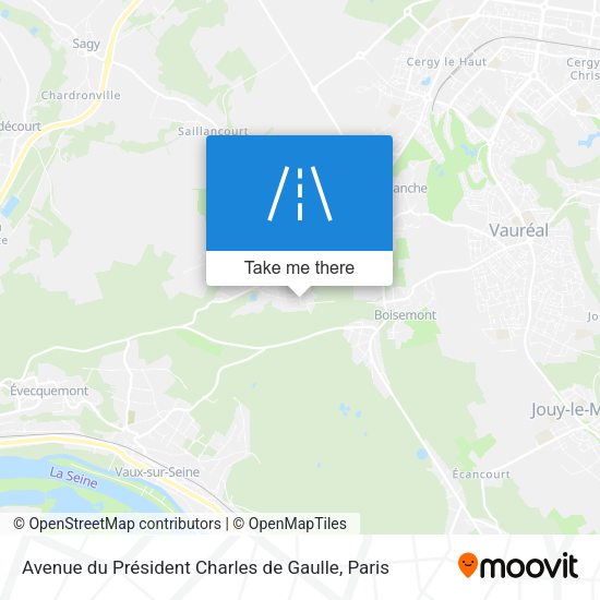 Avenue du Président Charles de Gaulle map