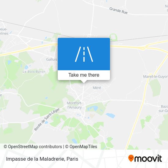 Impasse de la Maladrerie map